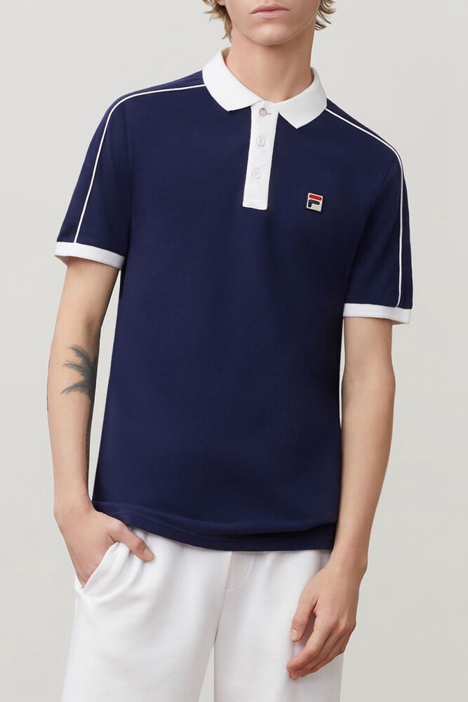 Fila Polo Klein Mens Navy - India XYK-384960